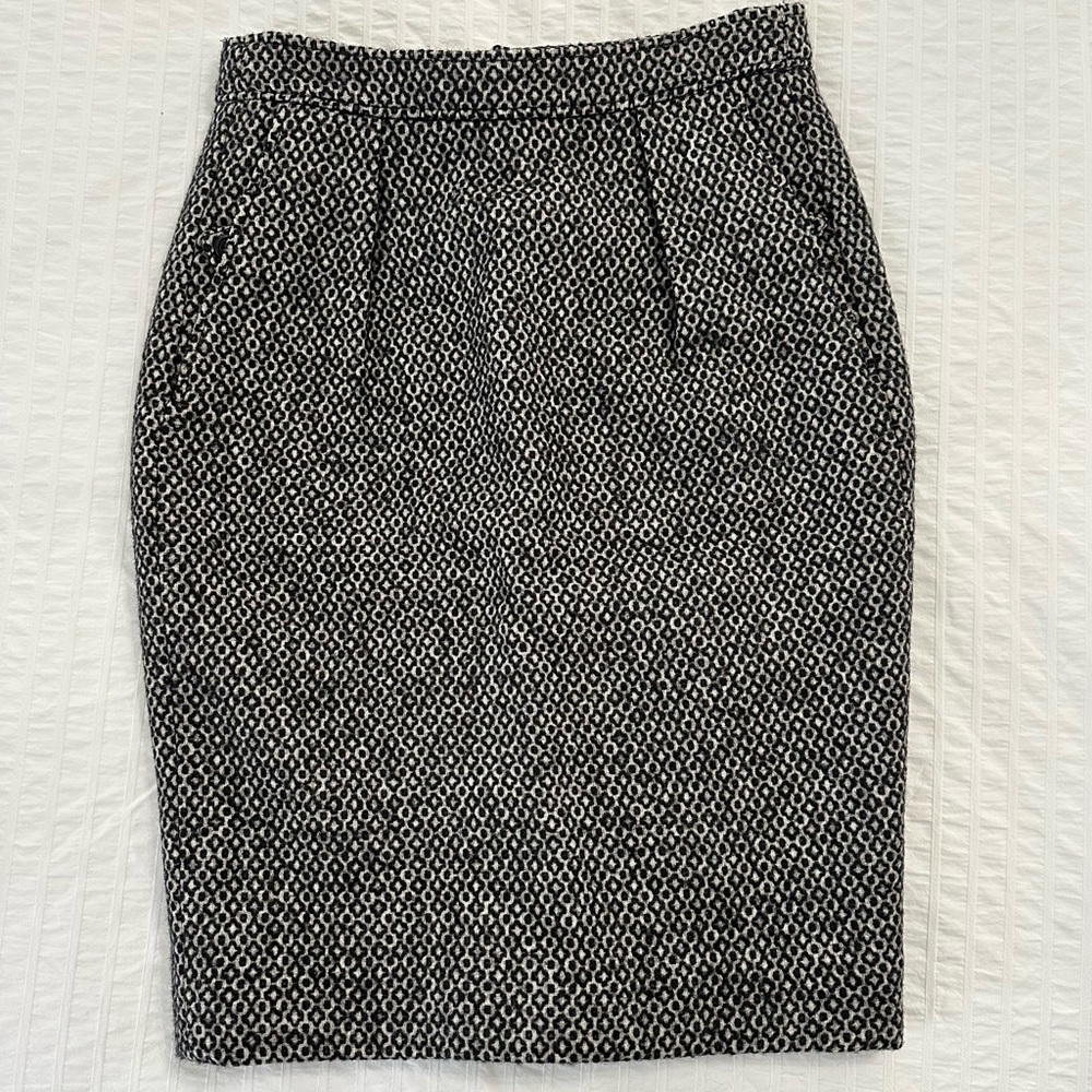 Yves Saint Laurent wool pencil skirt